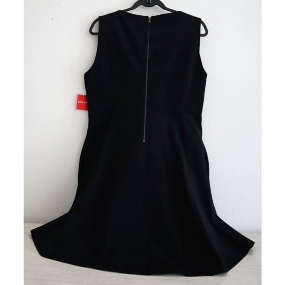 SPANX 20381R Women's Sz S Classic Black The Perfect Fit & Flare Dress - Picture 2 of 13